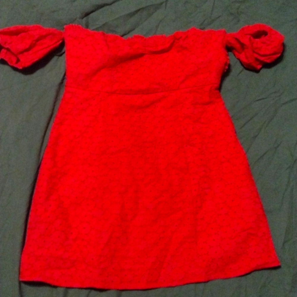Red dress